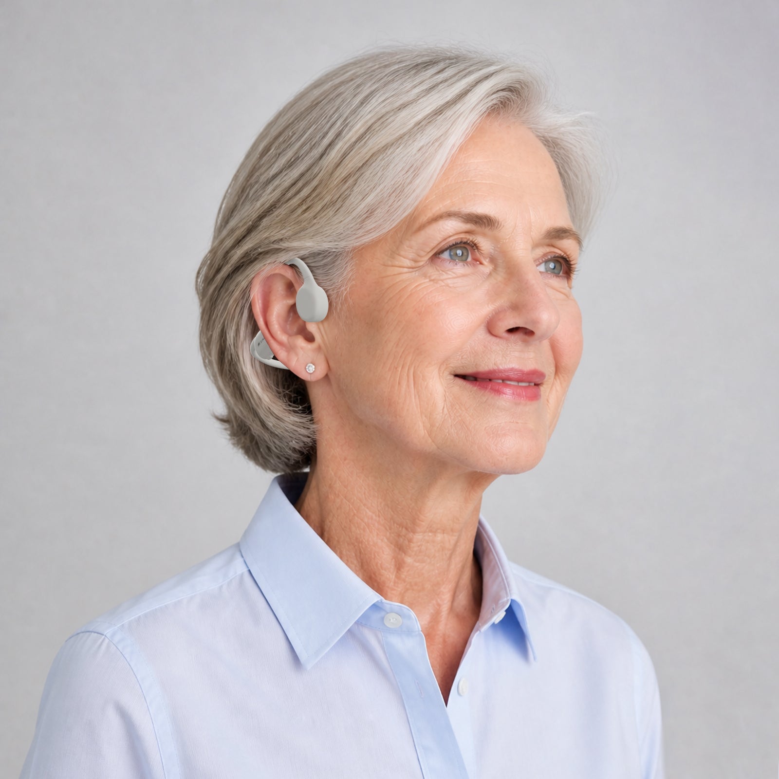 DIMEAR White Halo Bone Conduction Hearing Aid